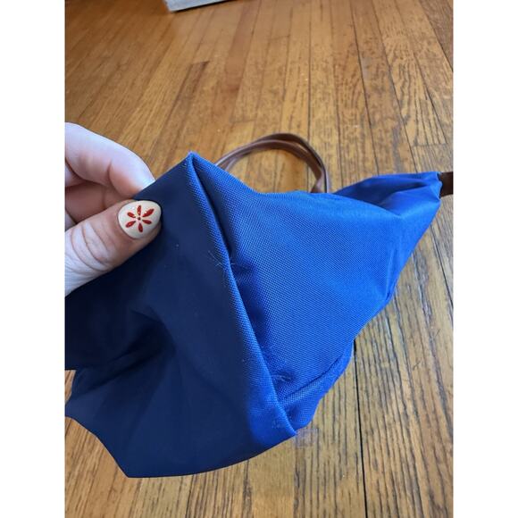 Longchamp Le Pliage Original M Tote bag Lichen Recycled canvas Pre Owned W Flaws - Picture 3 of 9